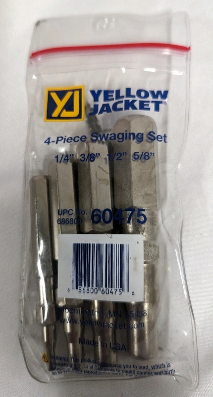 New Yellow Jacket 4 Piece Swagging Set.