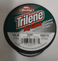 New, Berkley Trilene Big Game, Green. 10lb Test 1600 yards