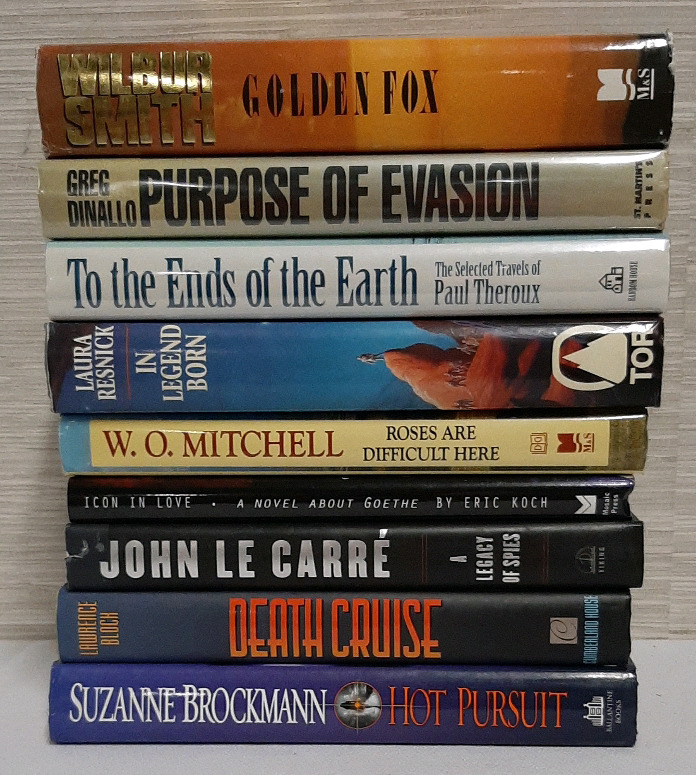 9 Hardcover Books on Various Topics & Genres