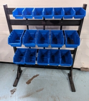 Mastercraft 47 bin storage Rack. . 17 bins included.