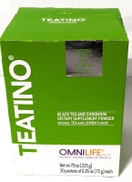 New OmniLife Teatino Black Tea and Chromium Dietary Supplement Powder: Tea & Lemon Flavour (30 Packets, 10g Each)