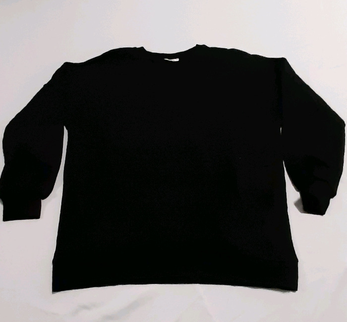 New ZENANA Black Sweatshirt Size L