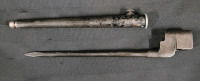 Vintage Lee-Enfield No. 4 Bayonet w/Scabbard . Marked : No. 4 MK II N 67