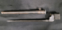 Vintage Lee-Enfield No. 4 Bayonet w/Scabbard . Marked : No. 4 MK II N 87