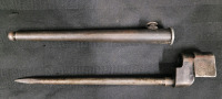 Vintage Lee-Enfield Bayonet w/Scabbard MK II w/Board Arrow Mark