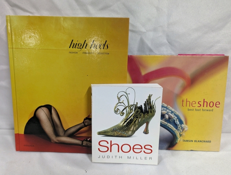 3 Books About Shoes - see description.