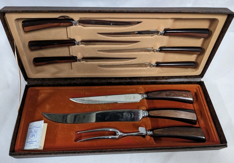 Glo-Hill Connoisseurs Choice 9 Piece Knife Set.