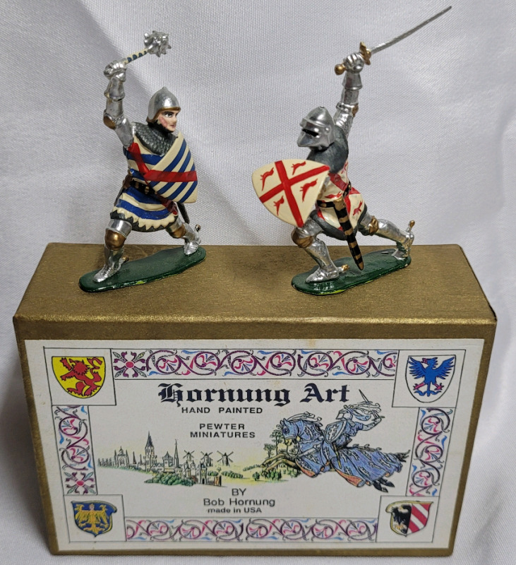 Hornung Art Britains ' Tournament Knights On Foot ' Lead Miniatures