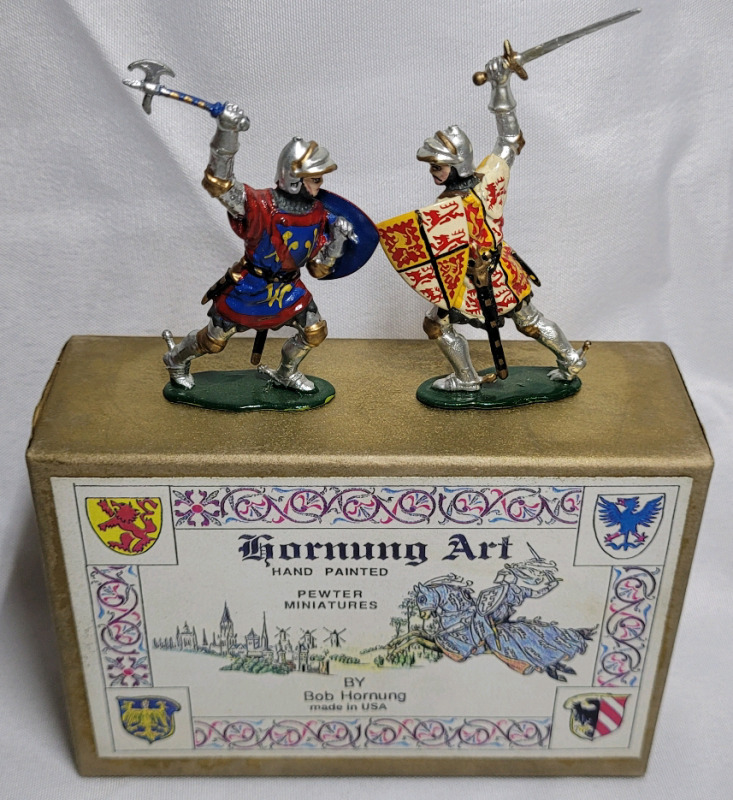 Hornung Art Britains ' Tournament Knights On Foot ' Lead Miniatures