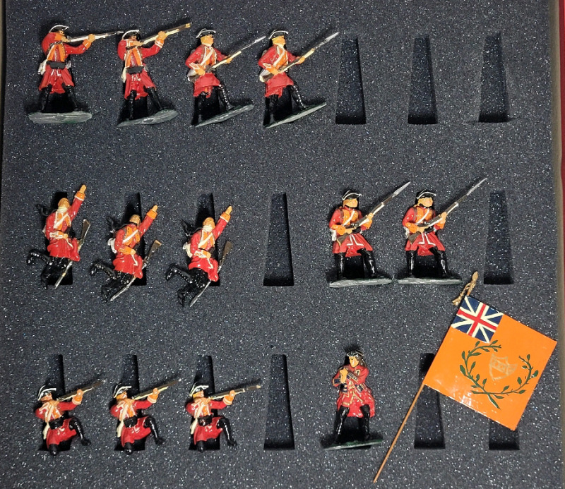 British 35th Regiment of Foot "The Orange Lilies" Toy Soldier Lead Miniatures