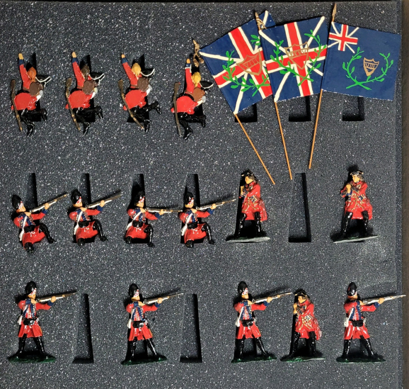 British Napoleonic War 8th Regiment of Foot Toy Soldier Lead Miniatures