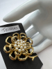 Vintage Crown Triffari Creme Pearl Brooch - 6