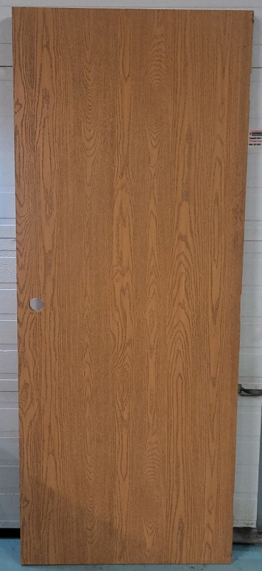 80"×32 1/32" Interior Room Solid Wood Door w/Pre-Drilled Door Handle Holes - New