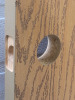 80"&times;32 1/32" Interior Room Solid Wood Door w/Pre-Drilled Door Handle Holes - New - 2