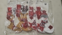 4 New Cristmas Stockings - Snowman & Reindeer