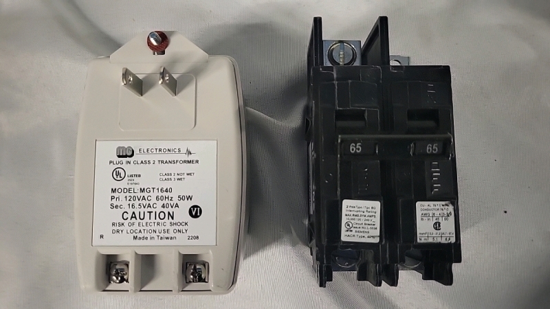 New Siemens Electrical Swithch & New MG Electronics Transformer