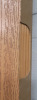 80"×32 1/32" Interior Room Solid Wood Door w/Pre-Drilled Door Handle Holes - New - 3