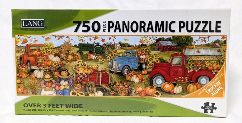 New Truckin' Along 750 Piece Panoramic Jigsaw Puzzle