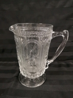 Vintage EAPG Easter Hobnail Pitcher