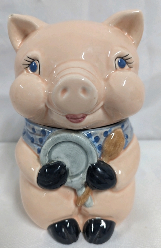 Earthenware Pig Cookie Jar