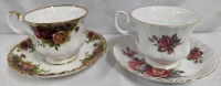 2 Royal Albert Teacups and Saucers.