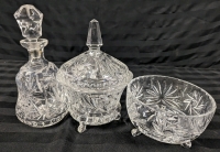 3 Pinwheel Crystal Vessels.