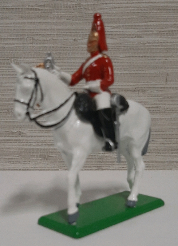 Britain's Lifeguard Trumpeter Mounted Toy Lead Soldier Miniatures