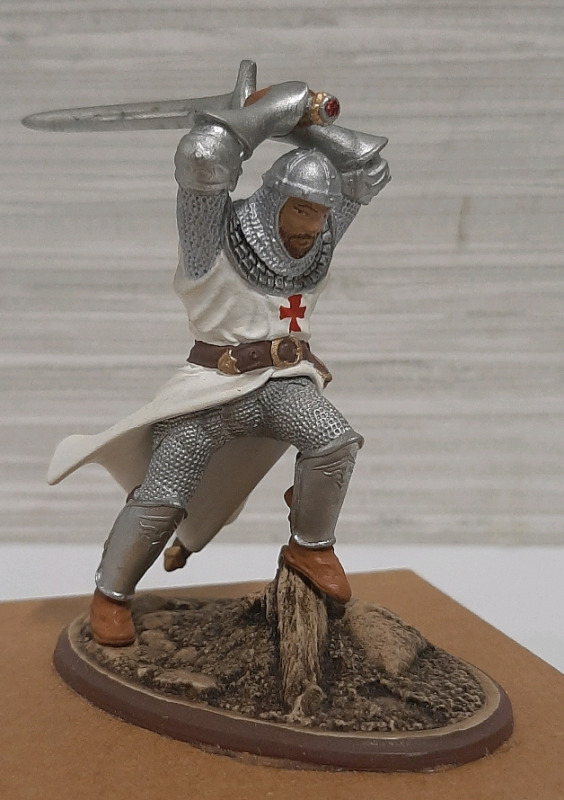 Lead Miniature, Templar Knight XIII cent