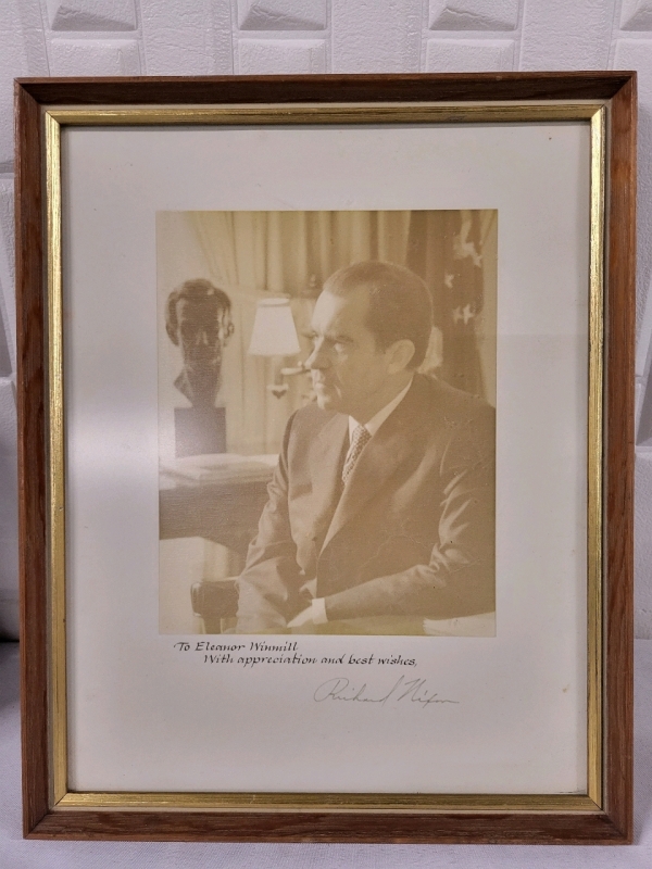 Vintage Richard Nixon Photograph with Signature - No COA