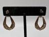 Vintage 925 Sterling Door Knocker Earrings Boxed - 3