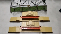 2 Hornby Dublo Model Train Stations & A Span Bridge