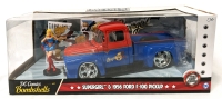 New JADA DC Comics Bombshell : SuperGirl & 1956 Ford F-100 Pickup Die Cast Collectable Figure & Car