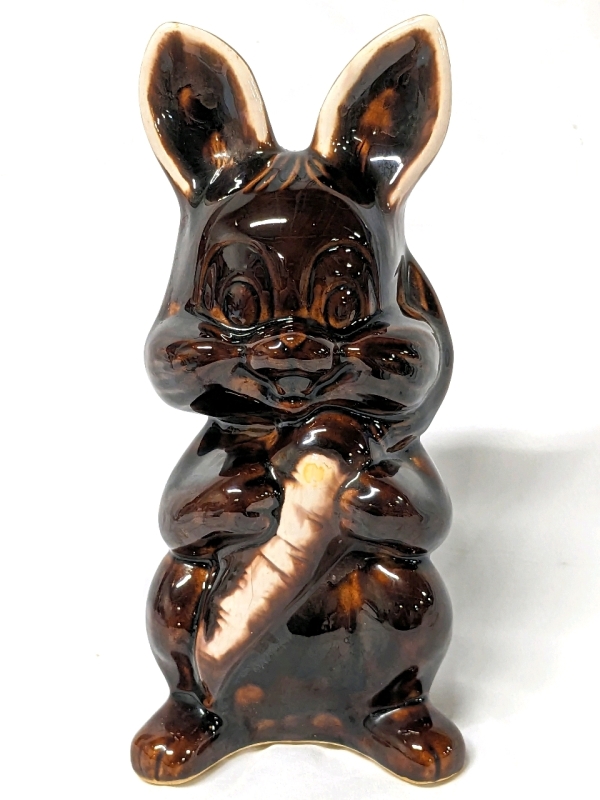 Vintage ROY CRAFT Handmade Ceramic Rabbit Made in Canada