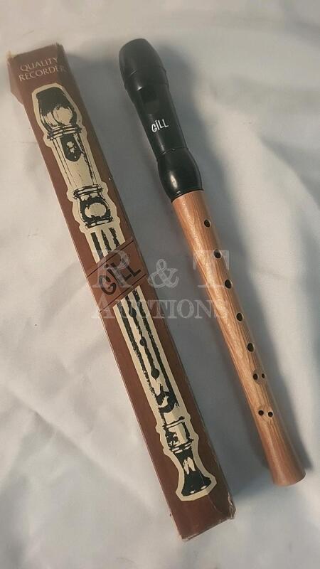Vintage Gill Wood Recorder - Soprano