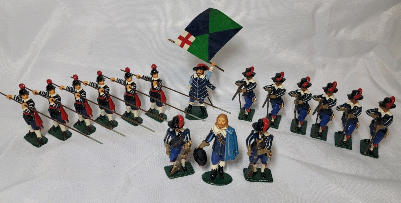 British Musketeers & Pole-Arm Soldiers Toy Soldier Lead Miniatures