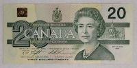 1991 Bank of Canada 20 Dollar Bank Note , Appears Uncirculated