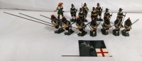 16th Century British Soldier Painted Lead Figurines.