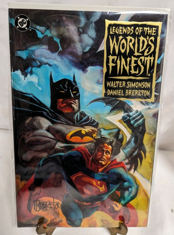Signed Copy of Legends of the World's Finest Vol 1 Issue #1 with Certificate of Authenticity.