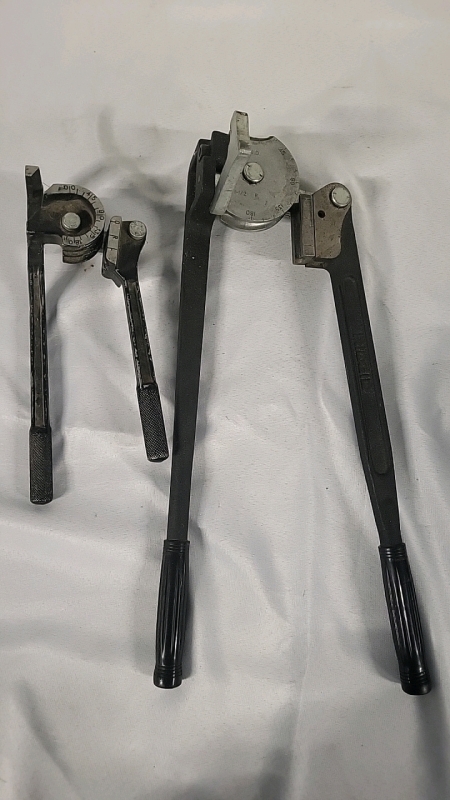 2 Pairs of Plumbing Benders - 1 is Rigid
