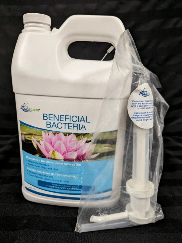 New Aquascape Beneficial Bacteria with Pump. 3.78 L