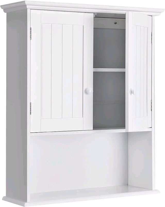 New Tangkula Wall Mount Bathroom Cabinet