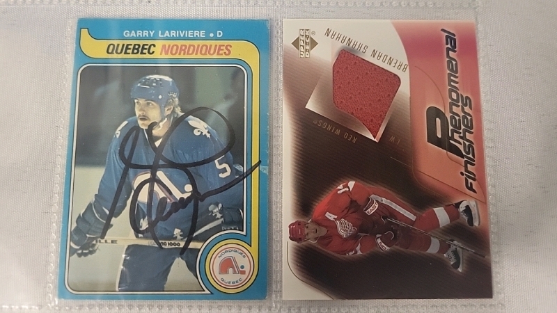 1979 Gary Lariviere Signed Card & Brendan Shanahan Patch Card