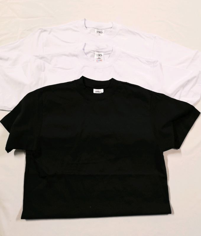 3 New Shaka sx Lg & Med Men's Black/White T-shirts