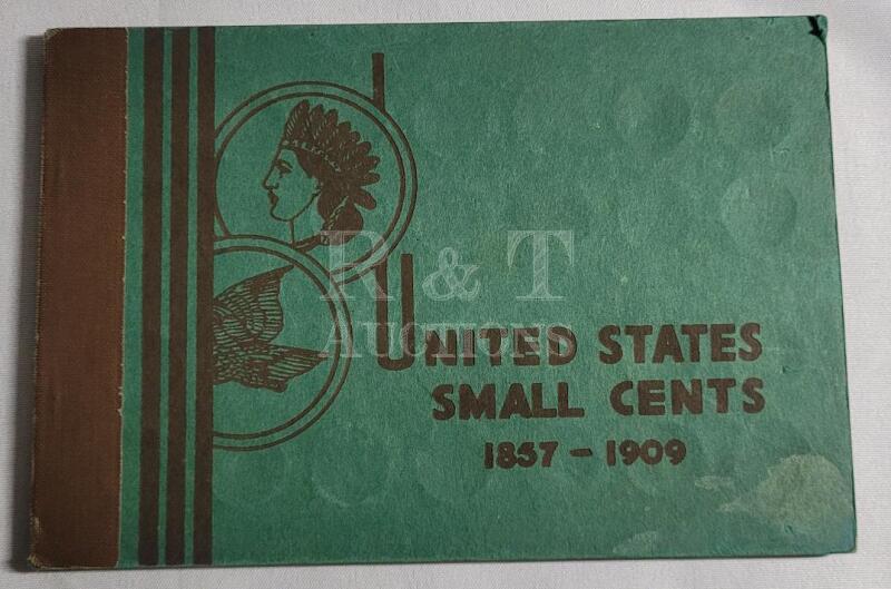 1881 - 1909 USA Indian Head Pennies in Booklet - 23 Coins