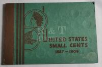 1881 - 1909 USA Indian Head Pennies in Booklet - 23 Coins