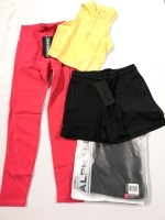 4 New ALPHALETE Women's XSmall Legging & Shorts & Tank Top