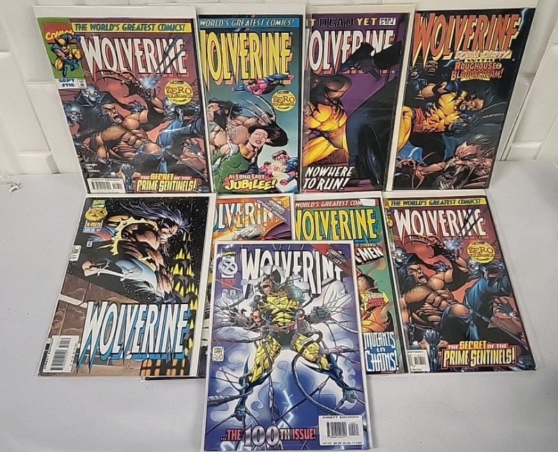 9 Wolverine Comic Books - Marvel Comics