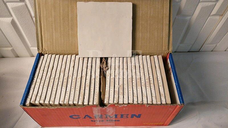 30 New Carmen Souk Bone Porcelain Tiles - 5"x5"