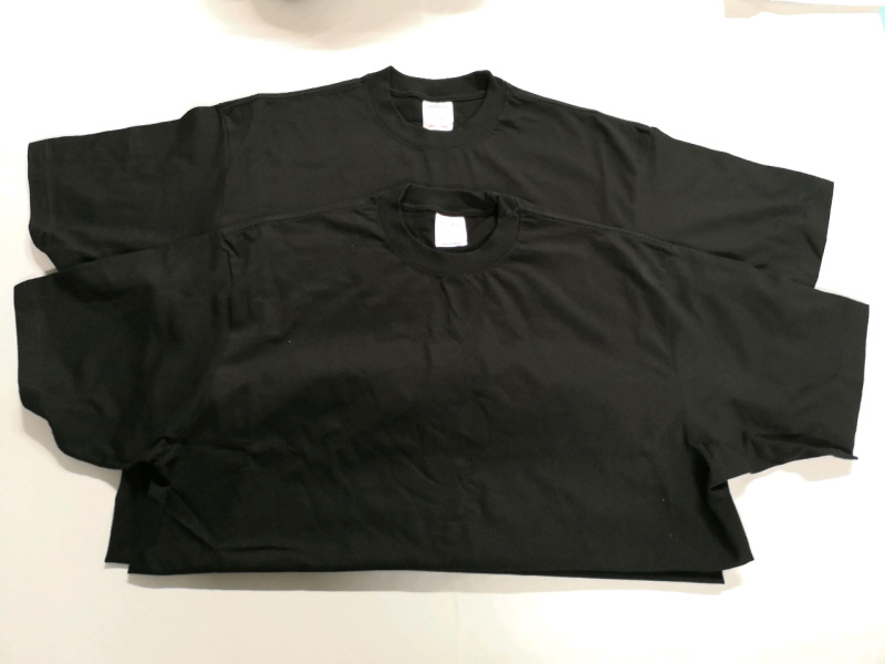 2 New Shaka sx 2XL Men's Black T-shirts