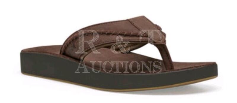 New COSMIC YOGA MAT LX Leather Sandals Mens' Size 12.